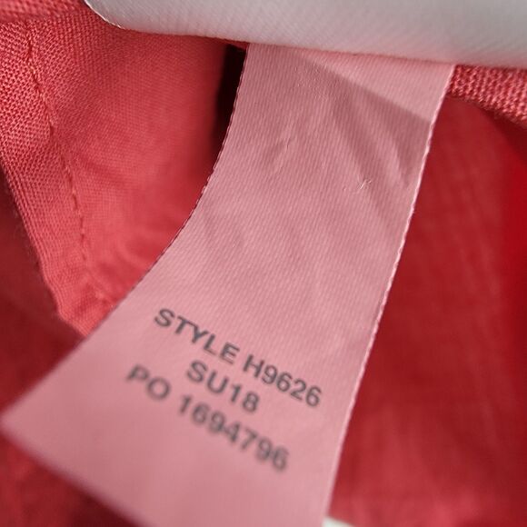 J Crew Mens Sz S Short Button Down Shirt Stretch Slim Secret Wash Red Heathered - Picture 9 of 11